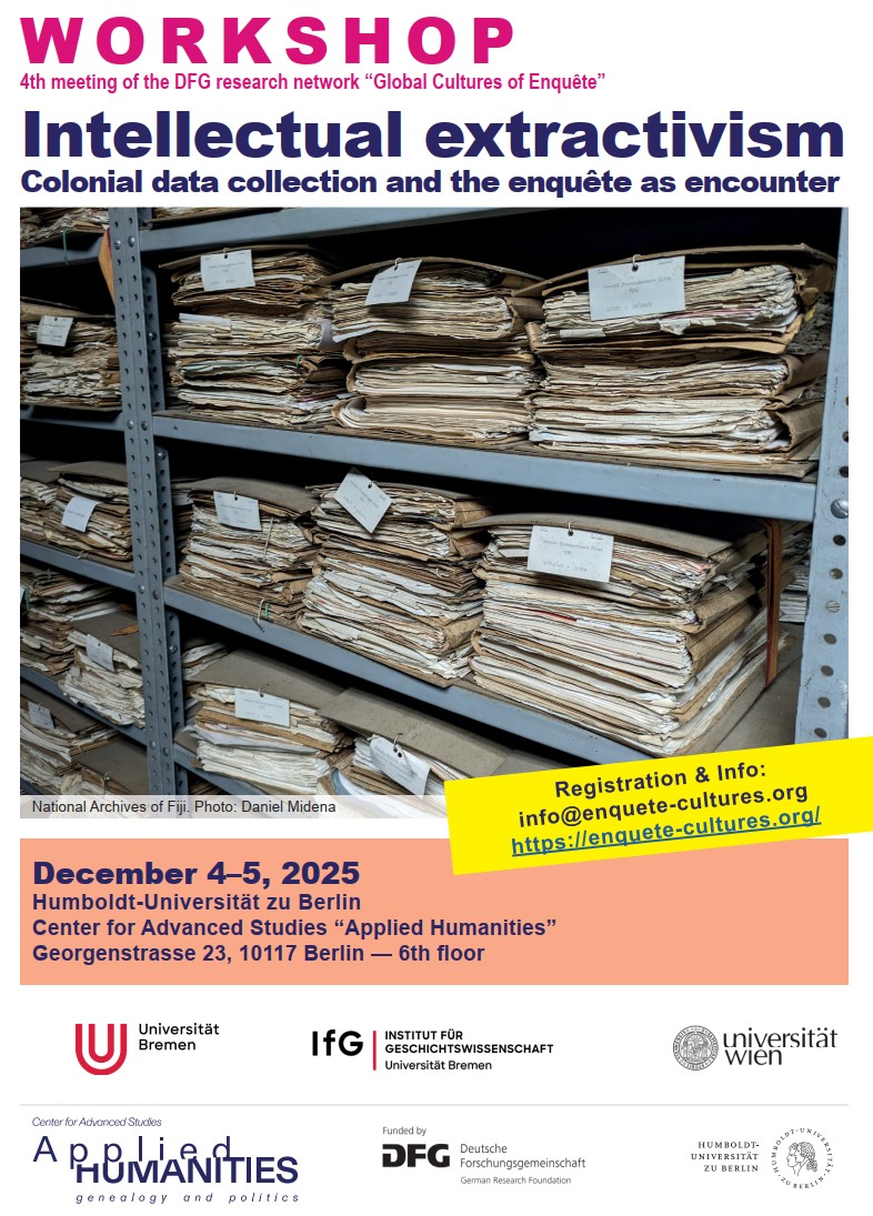 Intellectual Extractivism. Colonial Data Collection and the Enquête as Encounter